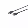 Wentronic 77473-E HDMI-Kabel, 3 m, 3D, Ethernet, 4K 60 Hz, vergoldet