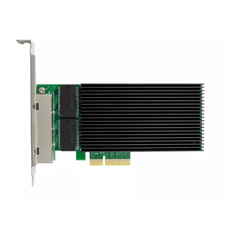 ALLNET ALL0145-4-2.5G-TX PCIe x4 Quad-Port 2,5-Gigabit-Server-Netzwerkadapter, Kupfer RJ45