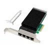 ALLNET ALL0145-4-2.5G-TX PCIe x4 Quad-Port 2,5-Gigabit-Server-Netzwerkadapter, Kupfer RJ45