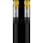Wentronic 70661 Antennenanschlusskabel, F, 135 dB, 4x geschirmt, 1 m