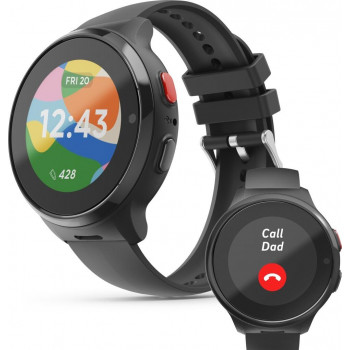 Hama 00178668 Smartwatch für Kinder mit GPS, SOS-Taste und Telefonfunktion