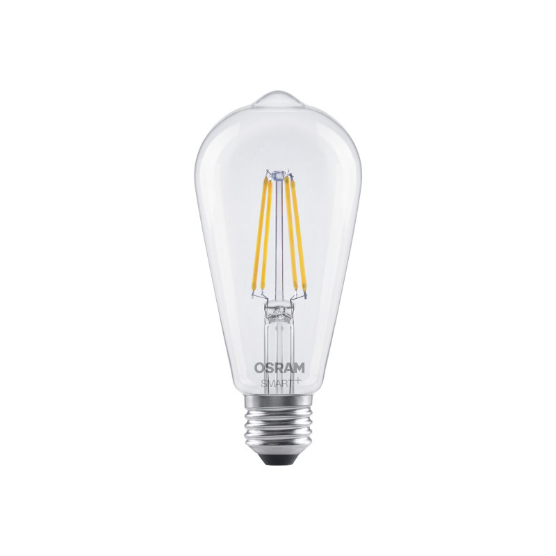 Osram SMART+ MATTER Dimmable Classic Edison 60 827 E27 Smart-Glühbirne, 6 W, Warmweiß, WLAN