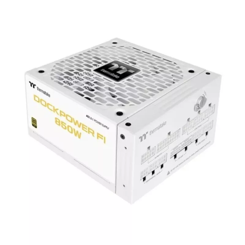 Thermaltake Dockpower FI 850 W PC-Netzteil, ATX 3.1, 80 PLUS Gold, Schneeweiß