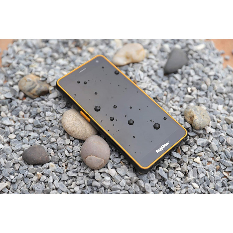 RugGear RG650 Dual Smartphone, 5,5 Zoll, schwarz-gelb