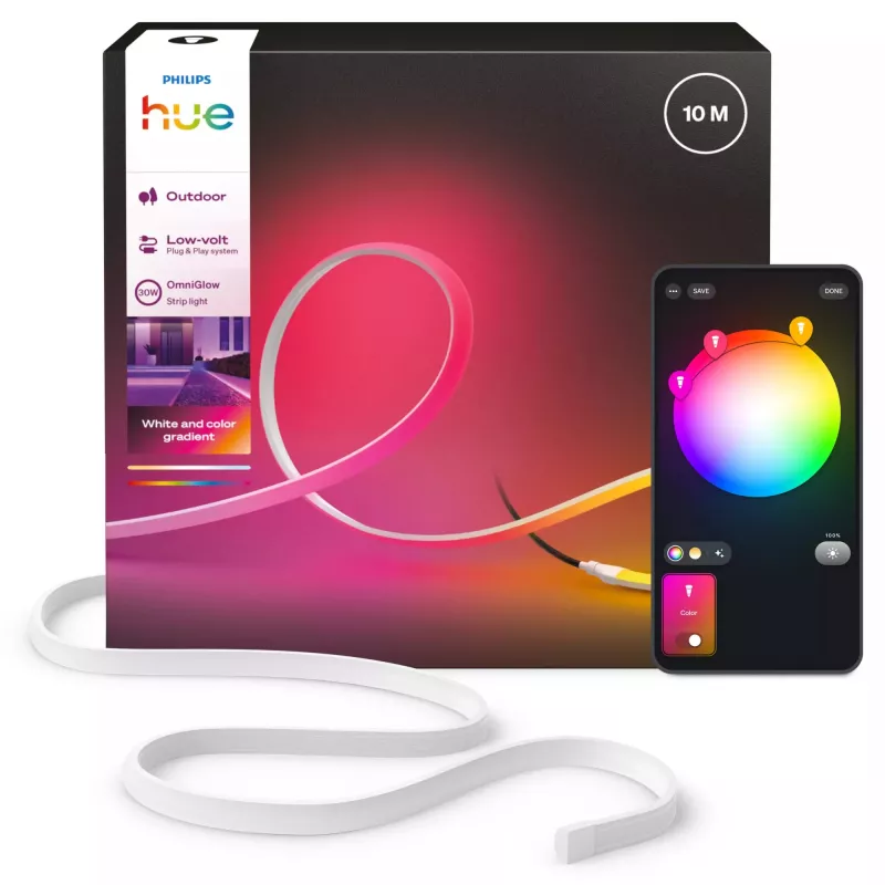 Philips Hue OmniGlow Outdoor-Lichtstreifen, 10 m, EU