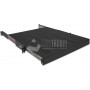 Wirewin SHELF PO 600 BL 19-Zoll 1HE ausziehbarer Fachboden, bis max. 35 kg, schwarz