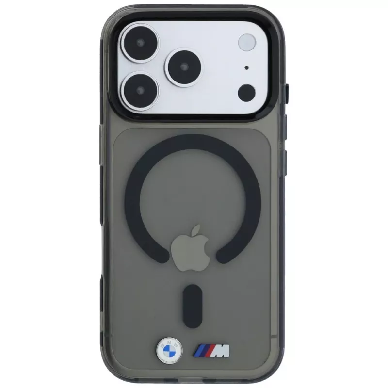 BMW BMW001323 Hülle für iPhone 18 Pro Max / 17 Pro Max, M IML Glossy Metal Logo & Trims, MagSafe, schwarz