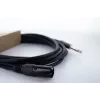 Cordial EM 0,5 MV XLR-Verbindungskabel [1x XLR-Stecker 3-polig – 1x Klinkenstecker 6,3 mm (Stereo)], 0,50 m, schwarz