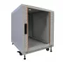IT-BUDGET SRK 19-Zoll-Netzwerkschrank 90ITB19SRK1266GGN, 12 HE, 600x600 mm, lichtgrau