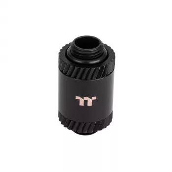 Thermaltake Pacific SF Verlängerungsfitting Male auf Male CL-W391-CU00MK-A, 30 mm, mattschwarz, DIY LCS