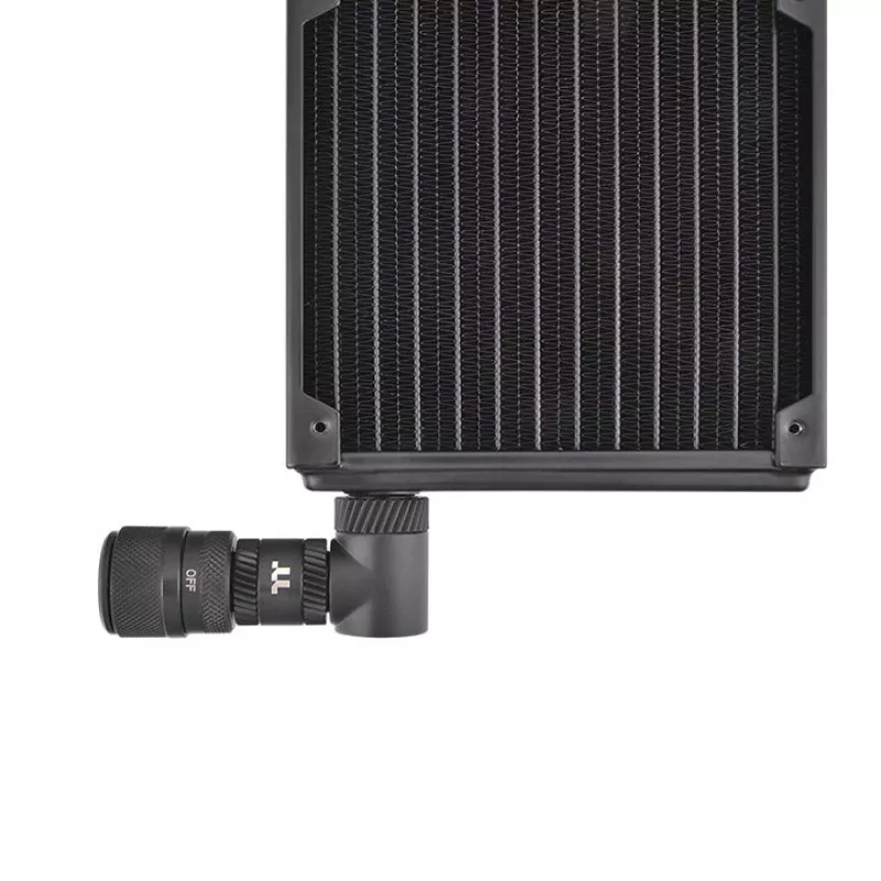 Thermaltake Pacific SF Verlängerungsfitting Male auf Male CL-W391-CU00MK-A, 30 mm, mattschwarz, DIY LCS