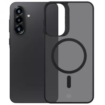 3mk Hardy Hazy MagCase Hülle für Samsung Galaxy A17/A18 4G/5G, schwarz