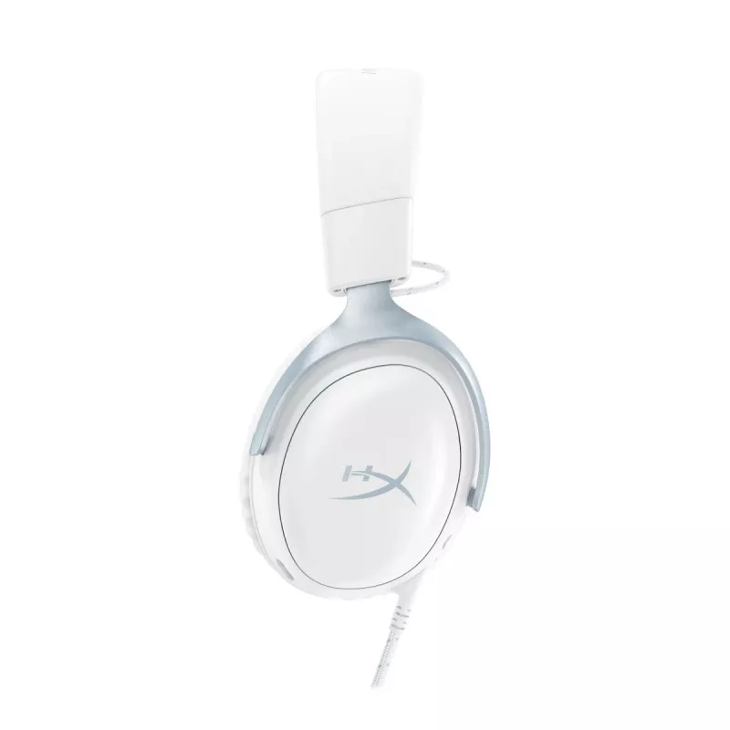 HyperX Cloud III Gaming-Headset, weiß-blau, DF7F1AA