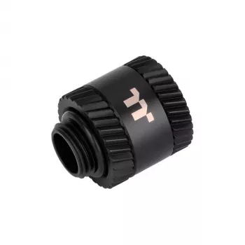 Thermaltake Pacific SF 20-mm-Verlängerungsfitting (Buchse auf Stecker), mattschwarz, CL-W392-CU00MK-A
