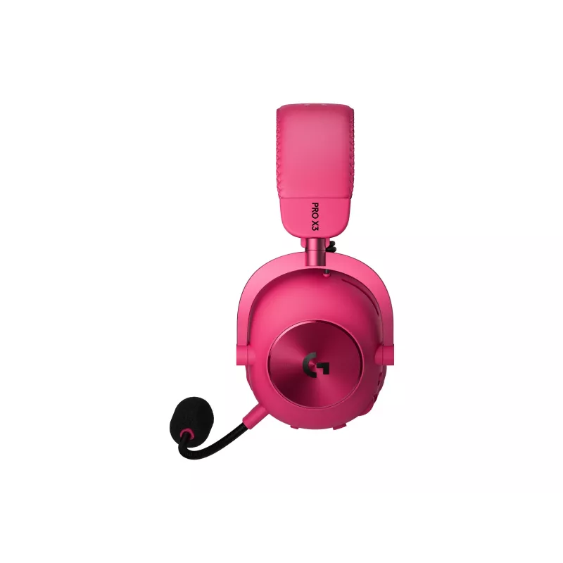 Logitech G PRO X3 LIGHTSPEED kabelloses Gaming-Headset, 2,4 GHz, Magenta