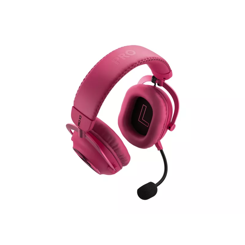 Logitech G PRO X3 LIGHTSPEED kabelloses Gaming-Headset, 2,4 GHz, Magenta