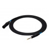 SSQ JSXM5 SS-1464 Kabel, Stereo-Klinke – XLR 3-polig männlich, 5 m, schwarz