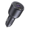 Ugreen EC705 Kfz-Ladegerät, USB + 2x USB-C, 130 W, mit 1 m 5-A-Kabel