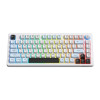 ONIKUMA MT501 Gaming-Tastatur, 75 %, weiß