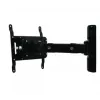 B-Tech BT7514/PB Wandhalterung für Flachbildschirme mit einem Arm (VESA 200), Klavierlack-Schwarz