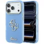 Guess IML 4G Script Metal Hülle für iPhone 18 Pro Max / 17 Pro Max, hellblau