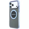 Mercedes AMG00121 AMG IML Transparent Bicolor Block MagSafe Hülle für iPhone 18 Pro Max / 17 Pro Max, schwarz/blau