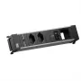 Bachmann POWER FRAME M Einbausteckerleiste, 2x T13, 1x USB C/C 65 W, 1x CM