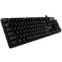 Logitech G512 mechanische Gaming-Tastatur, LIGHTSYNC, kabelgebunden, nordisches Layout