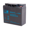 MPL Power Elektro MW Power MW 20-12 USV-Batterie, Blei-Säure AGM, wartungsfrei, 12 V 20 Ah, schwarz