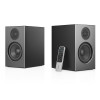 Audio Pro A28 Linkplay aktives Stereo-Lautsprechersystem mit Bassreflex, schwarz
