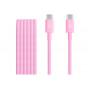 Apple USB-C auf USB-C Kabel mit Geflecht, 1,5 m, Pink