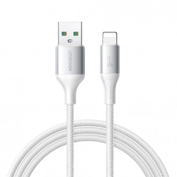 Joyroom S-A28 Flash Series USB-A-auf-Lightning-Kabel, 2 m, 3 A, weiß