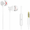 AIWA ESTM-50WT In-Ear-Stereo-Kopfhörer mit Mikrofon, weiß