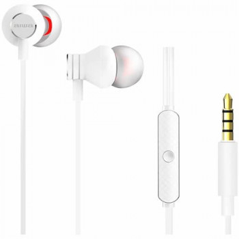 AIWA ESTM-50WT In-Ear-Stereo-Kopfhörer mit Mikrofon, weiß