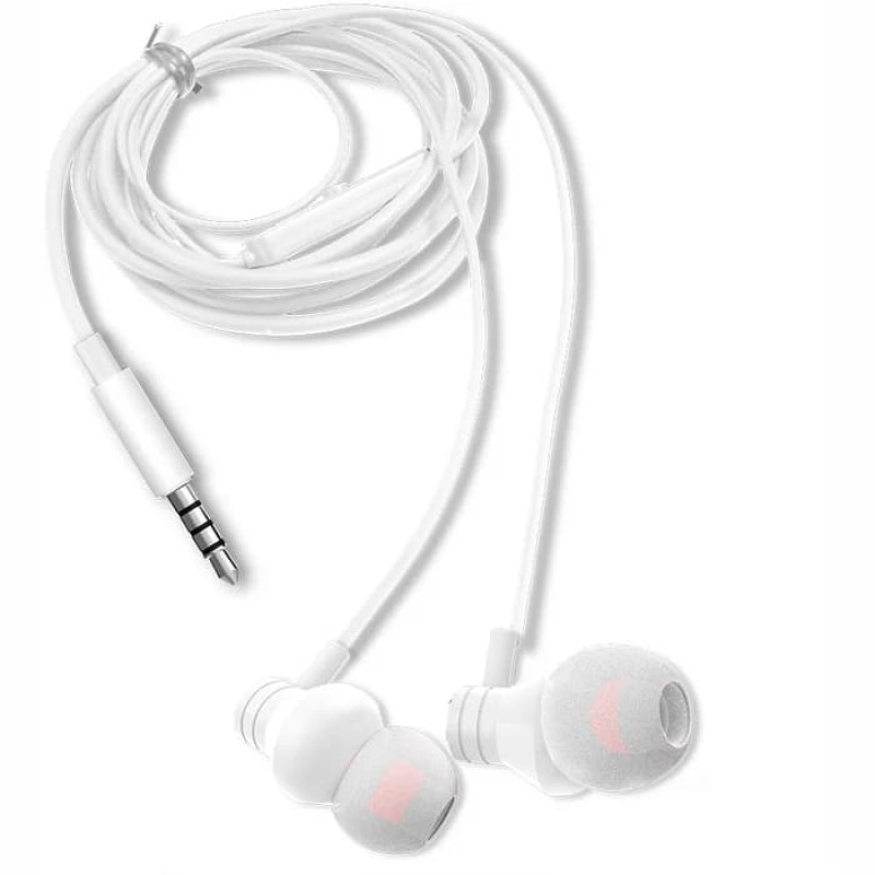 AIWA ESTM-50WT In-Ear-Stereo-Kopfhörer mit Mikrofon, weiß