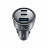 Joyroom JR-CCN19 Kfz-Ladegerät, 65 W, 2x USB-C + USB-A, dunkelgrau