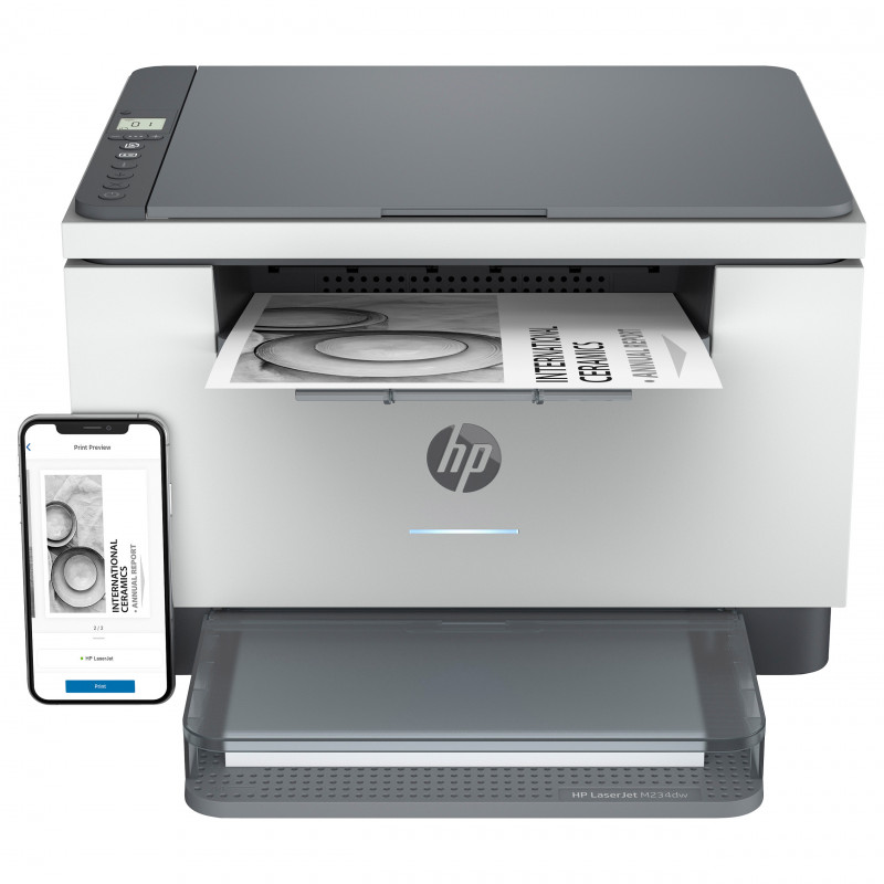 HP LaserJet MFP M234dw 3in1 Multifunktionsgerät, Monochromlaser, A4, 30 Seiten/Min.