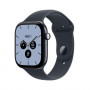 Apple Watch Series 12 GPS + Cellular 46 mm, Keramikgehäuse in Nachtblau, Sportarmband in Navyblau, S/M