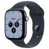 Apple Watch Series 12 GPS + Cellular 46 mm, Keramikgehäuse in Nachtblau, Sportarmband in Navyblau, M/L
