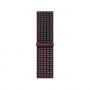 Apple MK7R4ZM/A Sport Loop Armband, 40 mm, Burgunder kariert