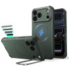 ESR Cyber Tough Kickstand MagSafe Hülle für Apple iPhone 17 Pro / 18 Pro, Grün