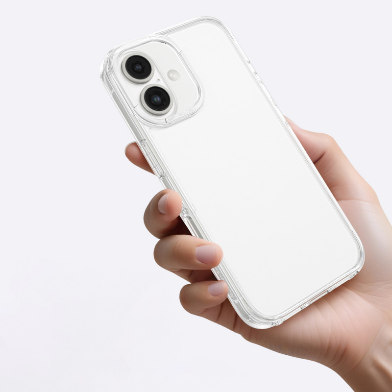 AmazingThing Minimal Case Handyhülle für iPhone 16 Plus, transparent