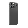 AmazingThing AR Aluminum 3 Lens Glass Kameraobjektivschutz mit Rahmen für iPhone 16 Pro / 16 Pro Max, schwarz
