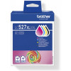 Brother LC527XLVAL Tintenpatronen-Value-Pack (4 Stück), hohe Ergiebigkeit, Schwarz, Gelb, Cyan, Magenta