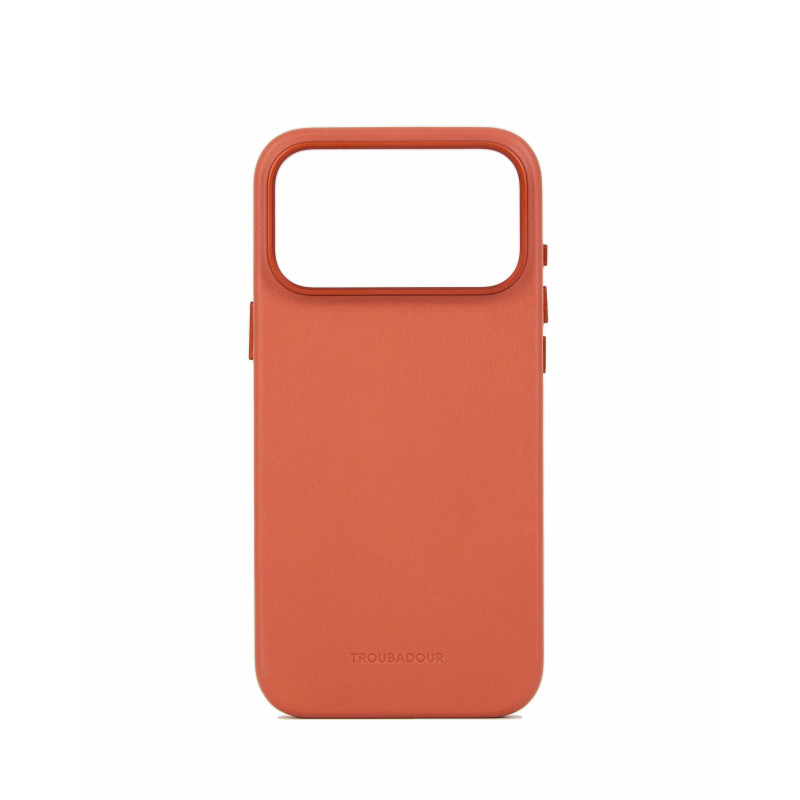 Mujjo Troubadour Lederhülle für Apple iPhone 18 Pro Max / 17 Pro Max, MagSafe, terrakotta