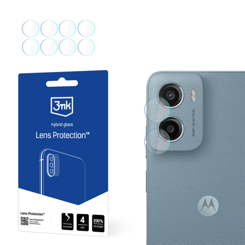 3MK Lens Protection Kameraobjektivschutz für Motorola Moto E15 (4 Stk.)