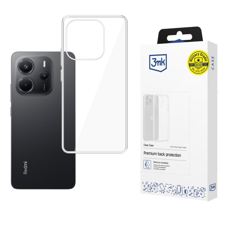 3MK Clear Case Hülle für Xiaomi Redmi Note 14 4G, transparent
