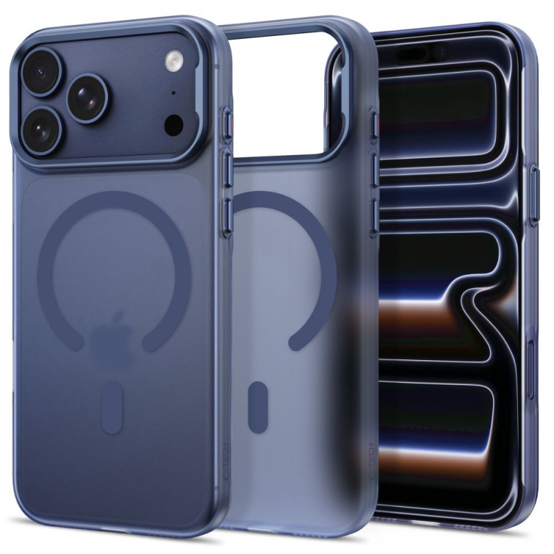 Tech-Protect MagZero MagSafe Hülle für Apple iPhone 17 Pro Max / 18 Pro Max, mattes Tiefblau