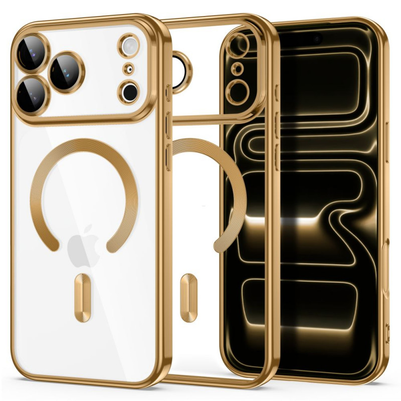 Tech-Protect Magflex MagSafe Hülle für Apple iPhone 17 Pro Max / 18 Pro Max, glänzendes Gold