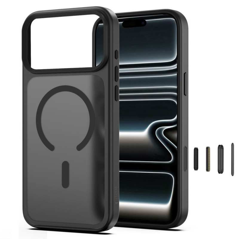 Tech-Protect Magmat MagSafe CC Hülle für Apple iPhone 17 Pro / 18 Pro, Mattschwarz